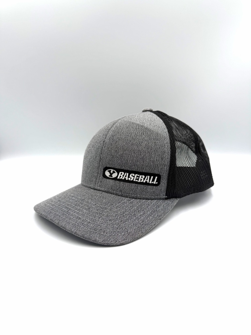 BYU Cougars Baseball Gray Black Trucker Snapback Hat Pacific Headwear